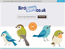 Tablet Screenshot of birdcare.co.uk