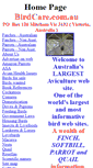 Mobile Screenshot of birdcare.com.au